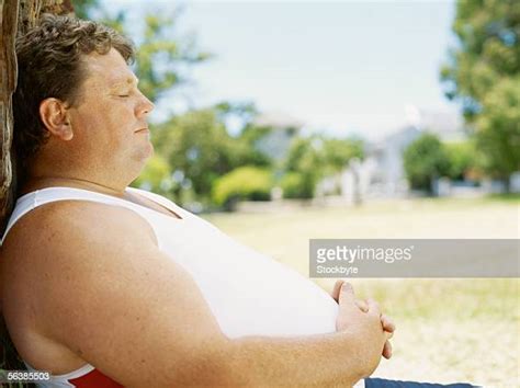 280 Fat Man Leaning Stock Photos & High